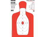 Anatomy Shooting Targets - 25 Pack Human Silhouette Targets For Self-Defense Training