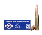 Prvi Partizan 8x56mm R Mannlicher-Schoenauer 208 Grain Soft Point Ammunition