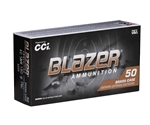 CCI Blazer Ammunition 40 S&W 180 Grain Full Metal Jacket Box of 50