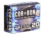 Cor-Bon Self-Defense Ammunition 380 ACP 90 Grain Jacketed Hollow Point Box of 20