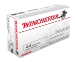 Winchester USA Ammunition 44 Remington Magnum 240 Grain Jacketed Soft Point Box of 50
