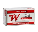Winchester USA Handgun Ammunition 380 ACP 95 Grain Full Metal Jacket Value Pack 100 Rounds