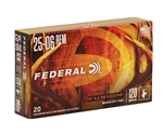 Federal Fusion Rifle Ammunition 25-06 Remington 120 Grain Spitzer Boat Tail Box of 20