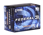 Federal Power-Shok 41 Remington Magnum 210 Grain Jacketed Hollow Point Ammunition