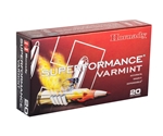 Hornady Varmint Express Rifle Ammunition 204 Ruger 40 Grain V-Max Box of 20 Rounds