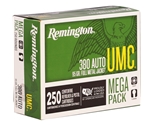 Remington UMC Ammunition 380 ACP 95 Grain Full Metal Jacket Mega Pack 250 Rounds