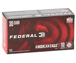 Federal American Eagle Ammunition 30 Carbine 110 Grain Full Metal Jacket Box of 50