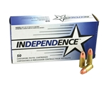Independence Handgun Ammunition 357 Magnum 158 Grain Jacketed Soft Point Box of 50 Rounds