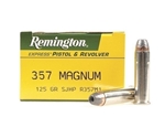 Remington Express Handgun Ammunition 357 Magnum 125 Grain Semi-Jacketed Hollow Point Box of 50 Rounds