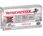 Winchester USA Cowboy Ammunition 45 Colt (Long Colt) 250 Grain Lead Flat Nose Box of 50