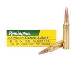 Remington Express Rifle Ammunition 6.5x55mm Swedish Mauser 140 Grain Core-Lokt Pointed Soft Point Box of 20