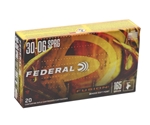 Federal Fusion Rifle Ammunition 30-06 Springfield Spitzer Boat Tail Box of 20 Rounds