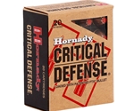 Hornady Critical Defense Handgun Ammunition 45 ACP 185 Grain Flex Tip Expanding Box of 20 Rounds