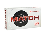 Hornady Match Ammunition 308 Winchester 168 Grain Hollow Point Boat Tail Box of 20