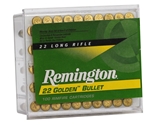 Remington Rimfire Ammunition 22 Long Rifle 40 Grain High Velocity Plated Lead Round Nose