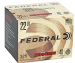 Federal AutoMatch Target 22 Long Rifle 40 Grain Lead Round Nose Ammunition