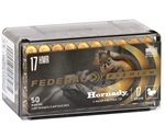 Federal Premium V-Shok Rimfire Ammunition 17 HMR 17 Grain Hornady V-Max Box of 50