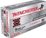 Winchester Super-X Ammunition 9mm 115 Luger Grain Silvertip Hollow Point Box of 50 Rounds