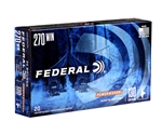 Federal Power-Shok 270 Winchester 130 Grain Round Nose Soft Point Ammunition
