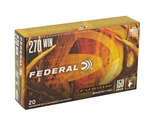 Federal Fusion Rifle Ammunition 270 Winchester 150 Grain Spitzer Boat Tail Box of 20 Rounds