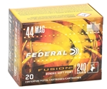 44 Remington Magnum Ammo-Federal Fusion  44 Remington Magnum 240 Grain JHP Ammo