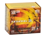 500 S&W Magnum Ammo-Federal Fusion 500 S&W Magnum 275 Grain JHP Ammo