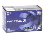 Federal Game-Shok 22 Long Rifle Hyper Velocity 31 Grain Plated Lead HP Ammo