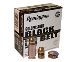 Remington Golden Saber Ammunition 9mm Luger +P 124 Grain Brass Jacketed Hollow Point Box of 25