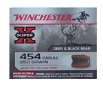 Winchester Super-X 454 Casull 250 Grain Jacketed Hollow Point Ammunition
