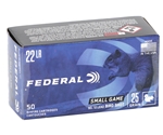 Federal Game-Shok 22 Long Rifle Bird Shot 25 Grain #12 Shot Shotshell Ammunition