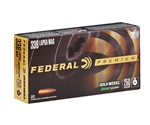 Federal Premium Gold Medal 338 Lapua Magnum 250 Grain Sierra MatchKing Hollow Point Ammunition