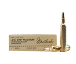 Weatherby 257 Weatherby Magnum 117 Grain Hornady Round Nose Ammo