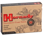 Hornady Dangerous Game 375 H&H Magnum 300 Grain DSG Ammo