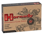 Hornady Dangerous Game 404 Jeffery 400 Grain DGS Flat Nose Ammo