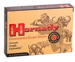 Hornady Dangerous Game 470 Nitro Express 500 Grain DGS Flat Nose Solid Ammunition