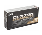 CCI Blazer Brass Ammunition 380 ACP 95 Grain Total Metal Jacket Box of 50