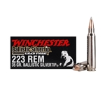 Winchester Supreme Elite 223 Remington 35 Grain Ballistic Silver Tip Lead Free Ammunition