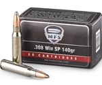 MFS 308 Winchester 140 Grain Soft Point