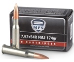MFS 7.62x54R 174 Grain Full Metal Jacket Ammunition