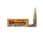 Hornady Custom 300 Whisper 208 Grain A-Max Ammunition