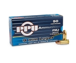 Prvi Partizan Ammunition 9mm Luger 115 Grain Full Metal Jacket Box of 50