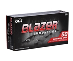 CCI Blazer Ammunition 380 ACP 95 Grain Total Metal Jacket Box of 50