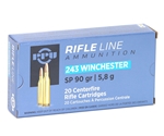 Prvi Partizan Ammunition 243 Winchester 90 Grain Soft Point Box of 20