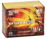 Federal Fusion Ammunition 357 Magnum 158 Grain Jacketed HP