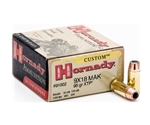 Hornady Custom 9x18mm (9mm Makarov) 95 Grain XTP Jacketed Hollow Point Ammunition