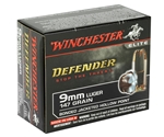 Winchester Supreme Elite Ammunition 9mm Luger 147 Grain Bonded PDX1 Jacketed Hollow Point Box of 20