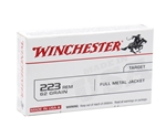 Winchester USA 223 Remington 62 Grain Full Metal Jacket Ammunition