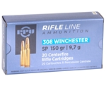 Prvi Partizan Ammunition 308 Winchester 150 Grain Soft Point Box of 20