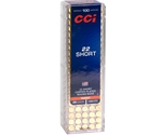 CCI Ammunition 22 Short 29 Grain Plated Lead Round Nose Box of 100