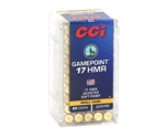 CCI GamePoint Ammunition 17 Hornady Magnum Rimfire (HMR) 20 Grain Jacketed Spire Point Box of 50